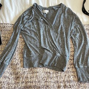 Anthropologie Cross Front Sweater - Low V 😍
